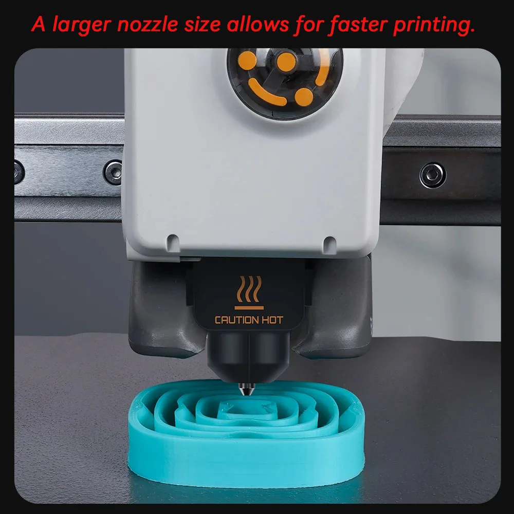 Für Bambu Lab A1/A1 Mini Düse 0,2/0,4/0,6/0,8mm Austauschbare gehärtete stahl Düse Bambus A1 Mini düsen 3D Drucker Teile – Detail 2