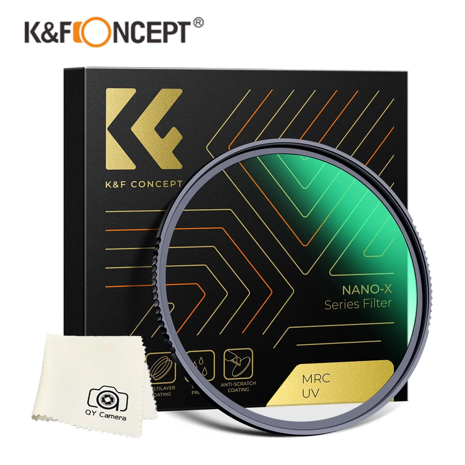 

K & F Concept УФ-фильтр для объектива Nano-X без защиты нанотехнологии покрытия ультра тонкие 49 мм 52 мм 58 мм 62 мм 67 мм 77 мм 82 мм