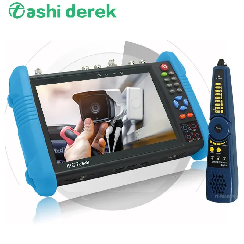 Ipc-9800 Movtadhs Cctv Tester 7 Pollici Cable Test Monitor Tvi Cvi Ahd Poe Output Multifunzione 4K Ip Camera Tester Hd Coassiale Test
