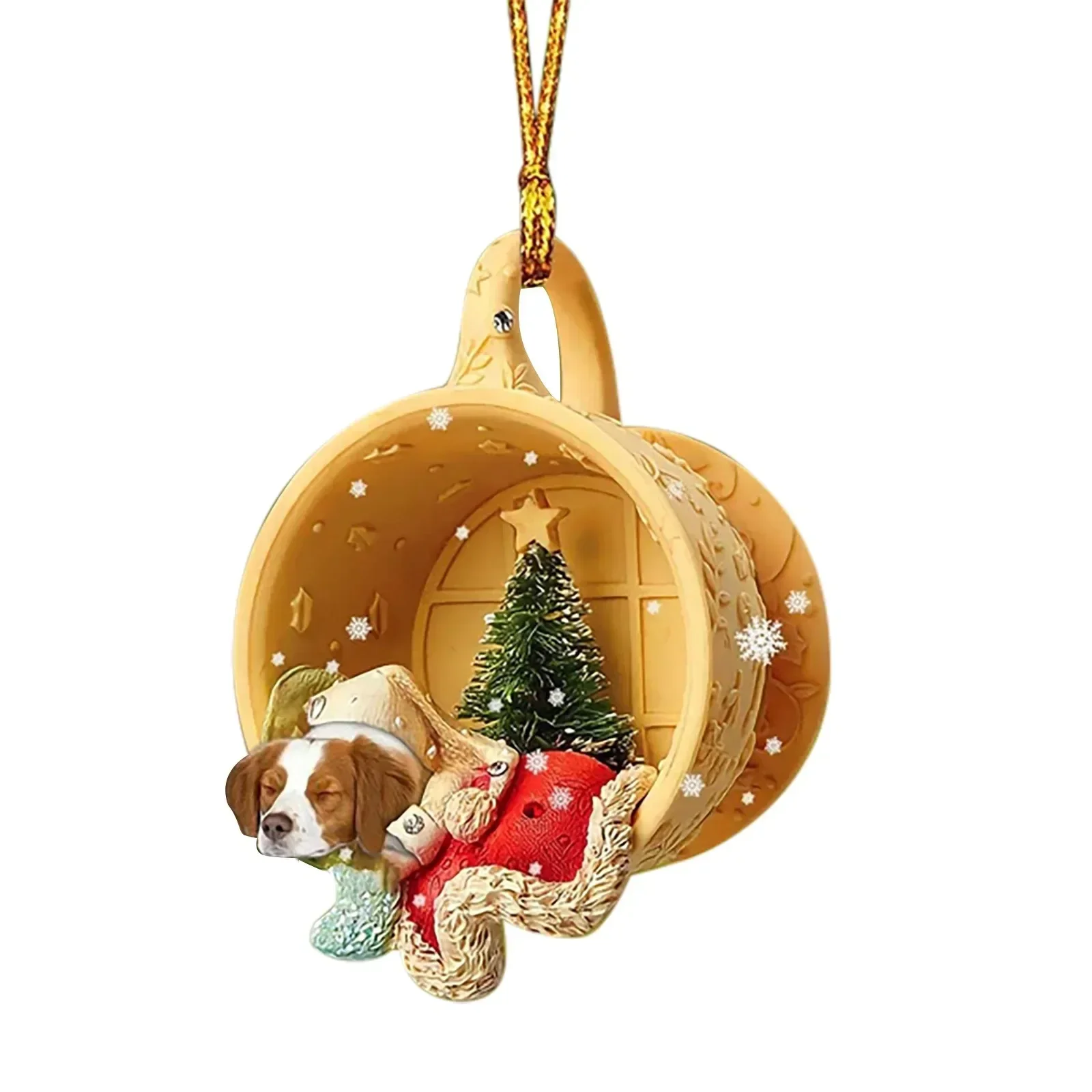 thumbnail image 1 of Nuevo colgante de árbol de Navidad, elfo de Navidad, hada, Papá Noel, figura colgante de árbol de Navidad, adorno de Gremlins, decoración del hogar, suministros para fiestas, 1 of 5