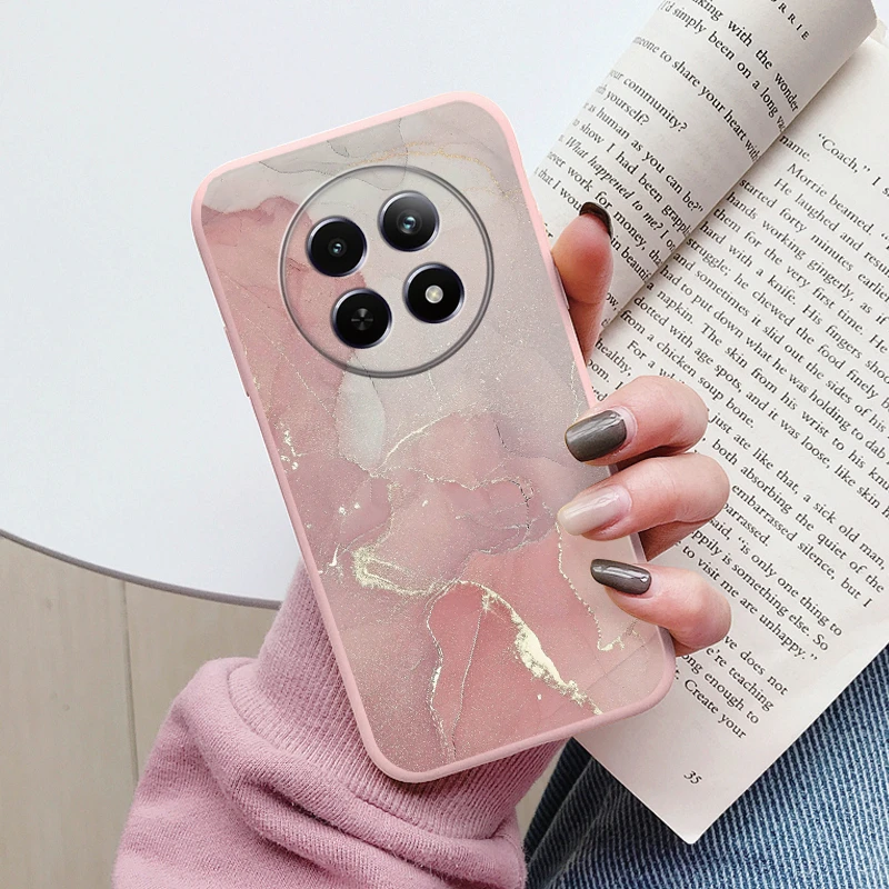 Luxury Marble Art Soft TPU Protective Back Cover - Shockproof Fashion Case