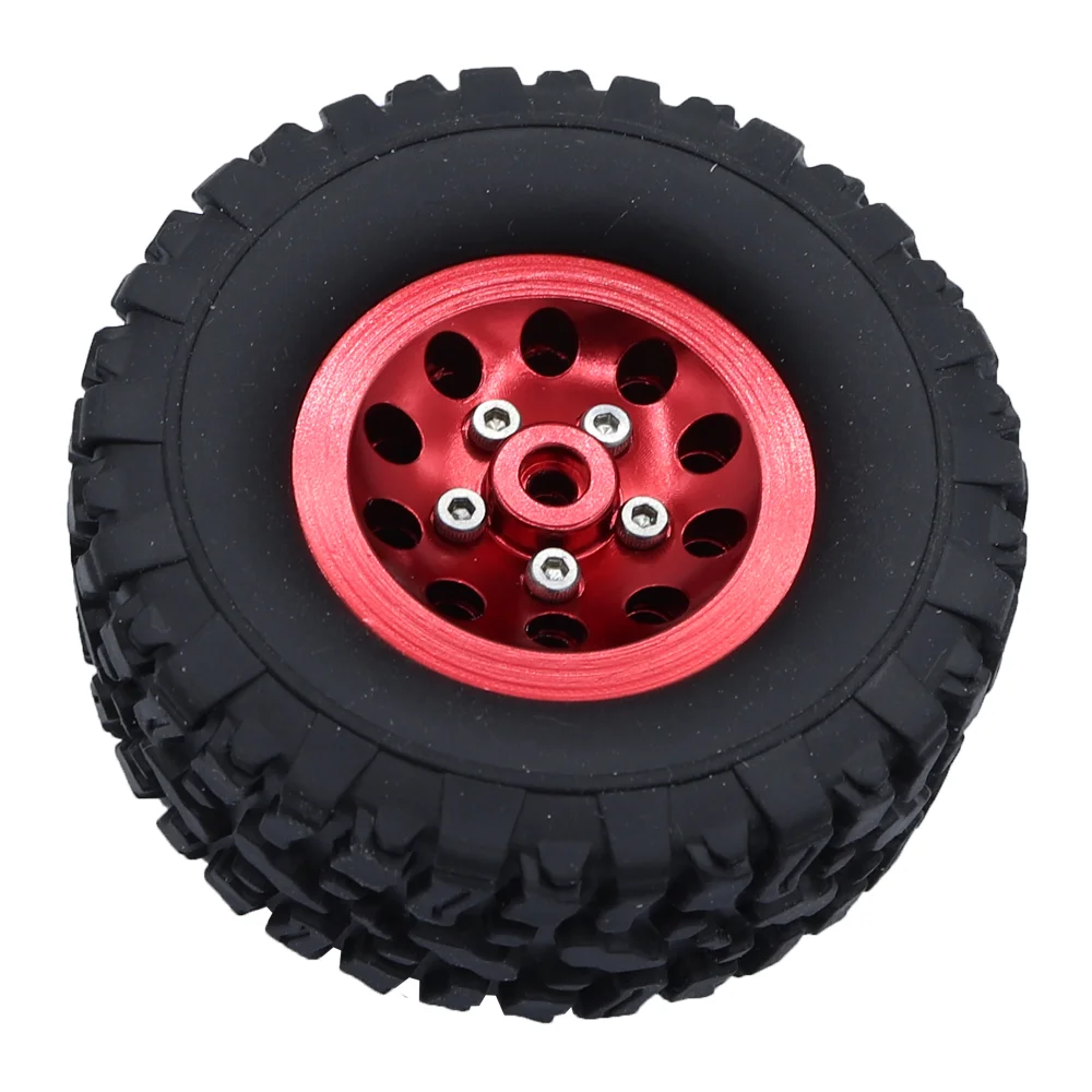 Set de 4 Jantes de Voiture RC 1:10 avec Pneus - Pièces de Rechange