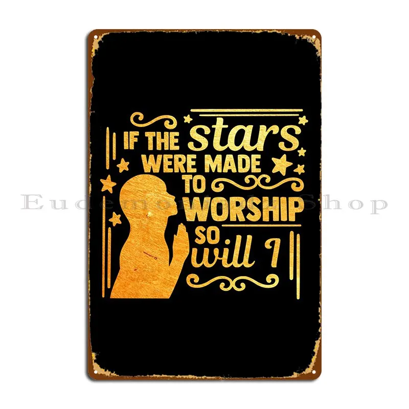 

Golden Christian Quotes Metal Plaque Poster Vintage Club Wall Custom Designs Plaques Tin Sign Poster