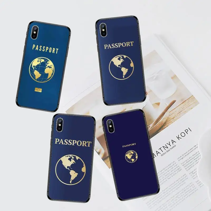 Algerian Passport Phone Case For iphone 12 11 13 7 8 6 s plus x xs xr pro max mini shell |