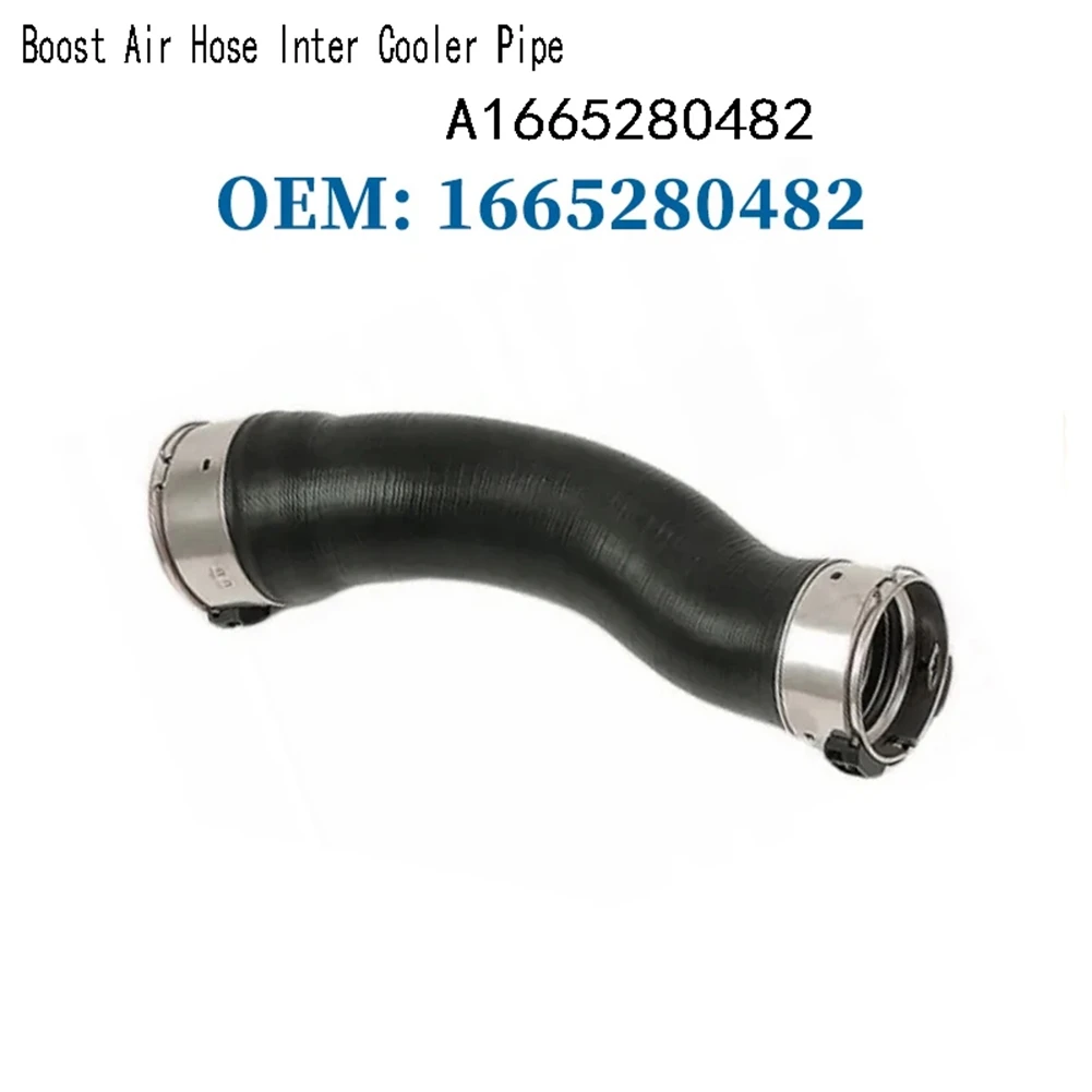 A1665280482 Boost Air Hose Inter Cooler Pipe For Mercedes Benz W166 ML GLE Engine Cooling Hose 1665280482 Spare Parts 6