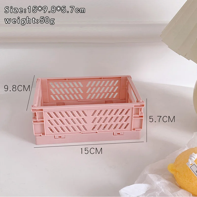 Cute Desk Organizer Crate for Stationery & Supplies