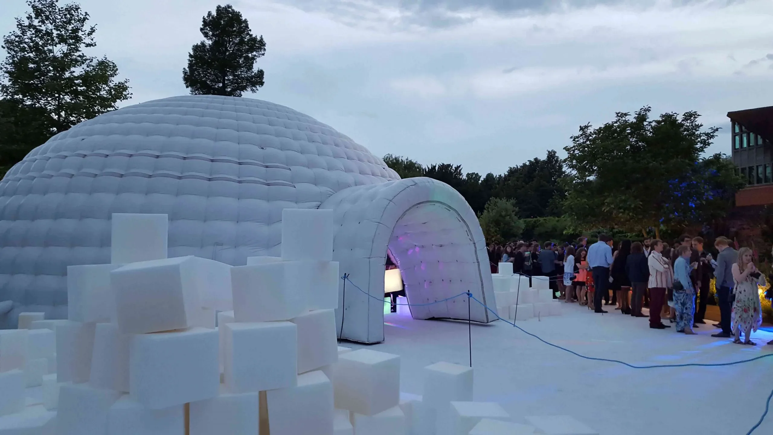 

6m White Inflatable Dome Tent Cover Structure Inflatable Shell Tent No Lights for Outdoor Event Stage Show Exhibition