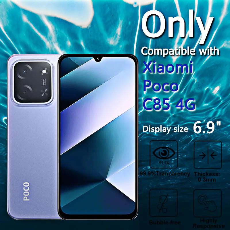 Premium 9H Tempered Glass Screen Protector - HD Clarity, Anti-Scratch, Fingerprint Resistant, Case Friendly