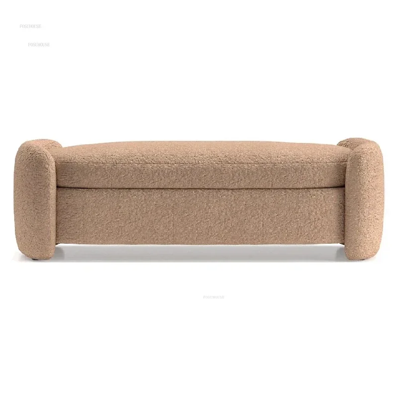 Luxury Stools Bedroom Bed End Stool Home Furniture Living Room Sofa Ottomans Storage Shoe Changing Stool Dressing Chairs A