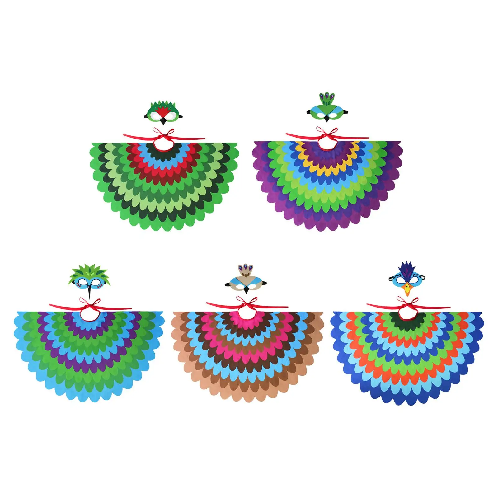 어린이 공작 날개 마스크, 할로윈 생일 코스프레 코스튬