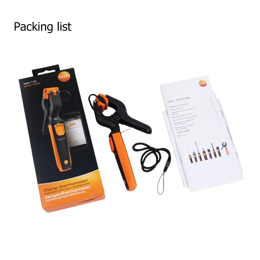 Testo 115i Wireless Pipe Clamp Thermometer High Precision Handheld Intelligence