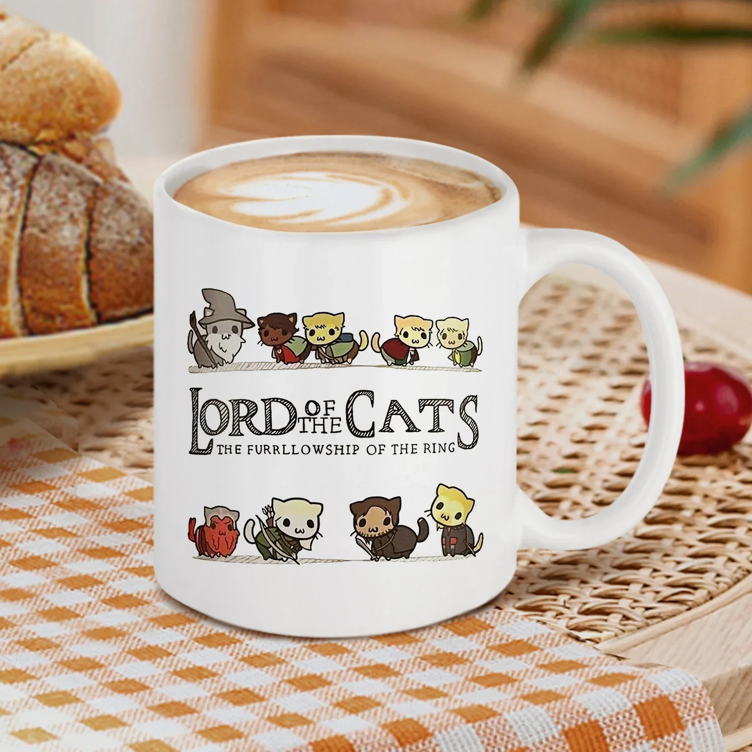Anime Cat-Themed Funny Coffee and Tea Mug – Perfect Original Gift Idea