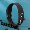 Smart Bracelet Vibrating Alarm Reminder Watch Fitness Tracker Smart Wristband USB Rechargeable Wearable Step Counting Sleep Trac 4