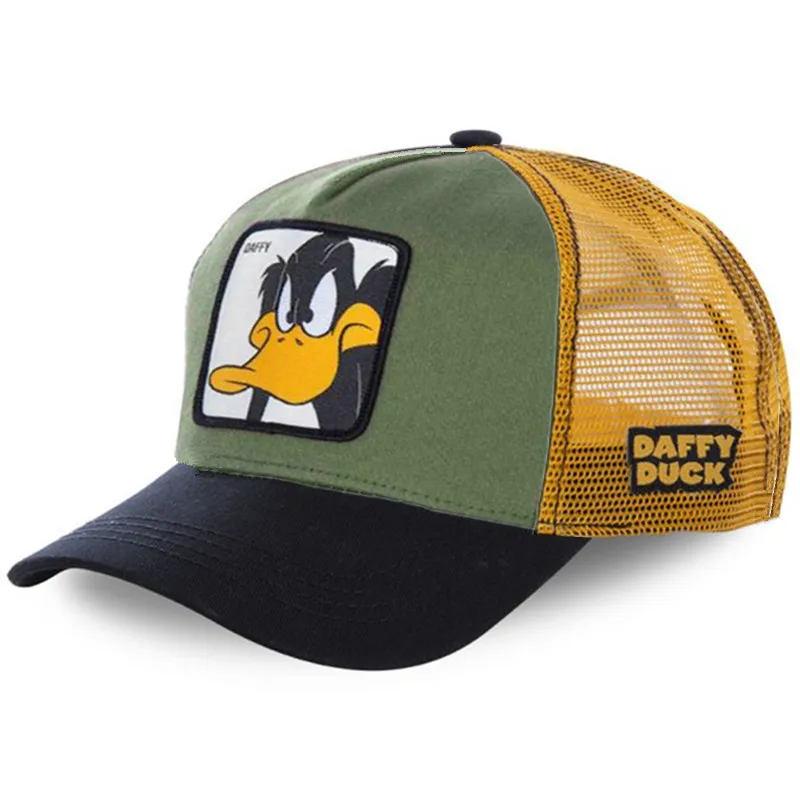  - New Brand Anime Cartoon Mickey DONALD Duck Snapback Cotton Baseball Cap Men Women Hip Hop Dad Mesh Hat Trucker Hat Dropshipping