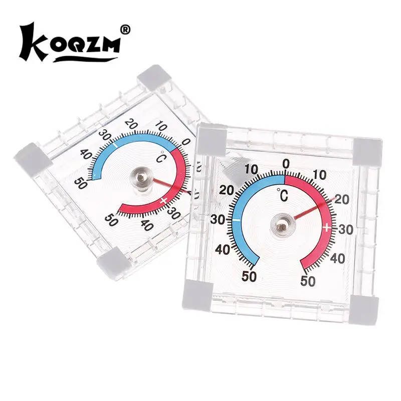 

1pc Temperature Thermometer Window Indoor Outdoor Wall Garden Home Graduated Disc Measurement