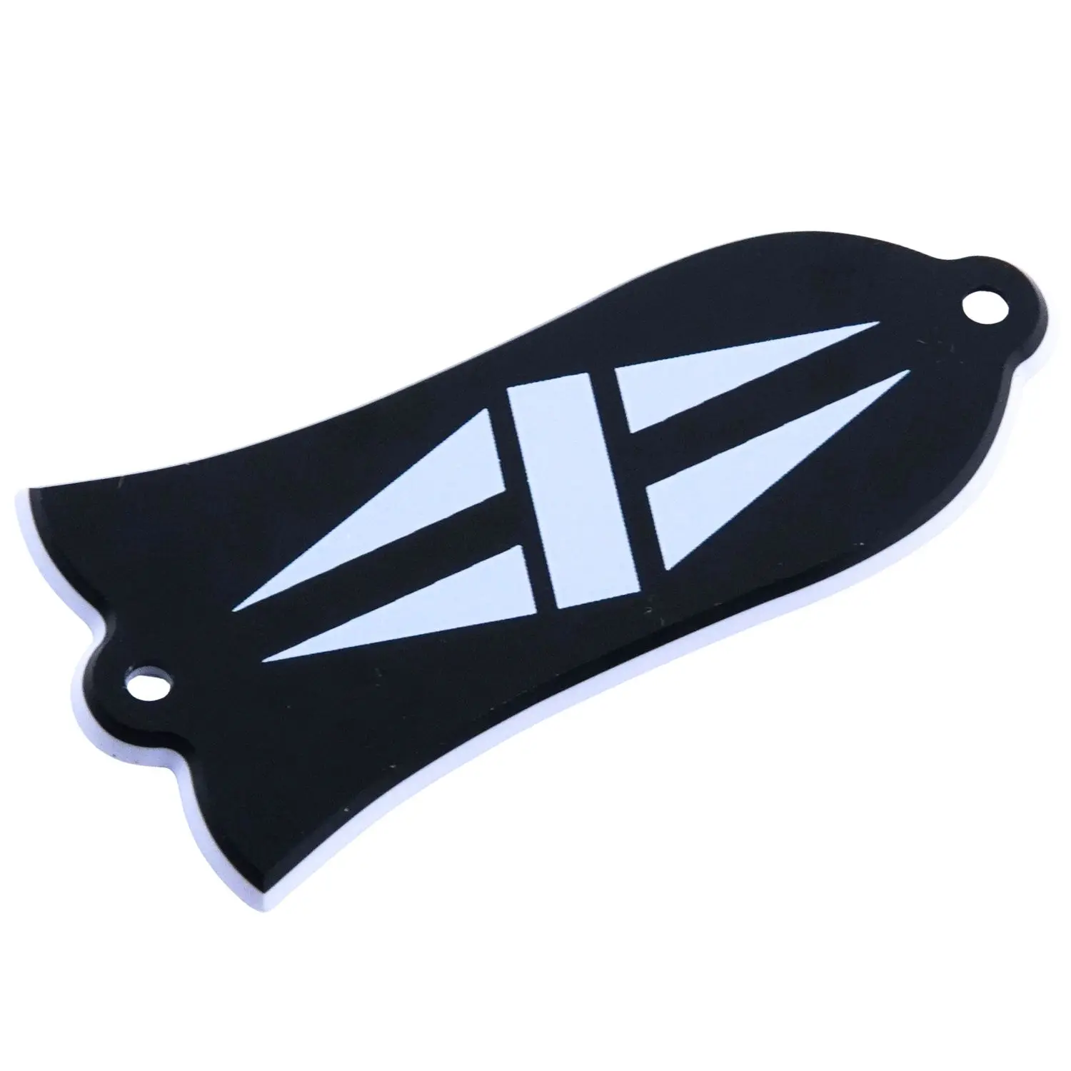 2PCS Bell-Shape Custom Truss Rod Cover Plate with 2 Holes