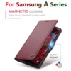 Luxury Leather Wallet Case for  Samsung Galaxy A54 55 53 52 71 72 73 51 34 32 15 Series Mobile Phone Case Card Slots Flip Cover 6