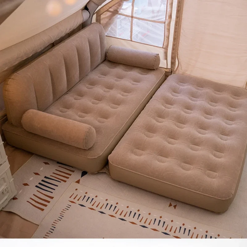 Lazy Outdoor Inflatable Sofa Sleeping Mattress Balcony Modern Home Compressed Sofa Garden Divano Gonfiabile Outdoor Furniture