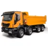 8x4 8X8 1/14 Hydraulic RC Tipper Car Metal 2-speed Radio Control Dump Trucks Painted Finished Sound Light Vehicle Model TH23650 2