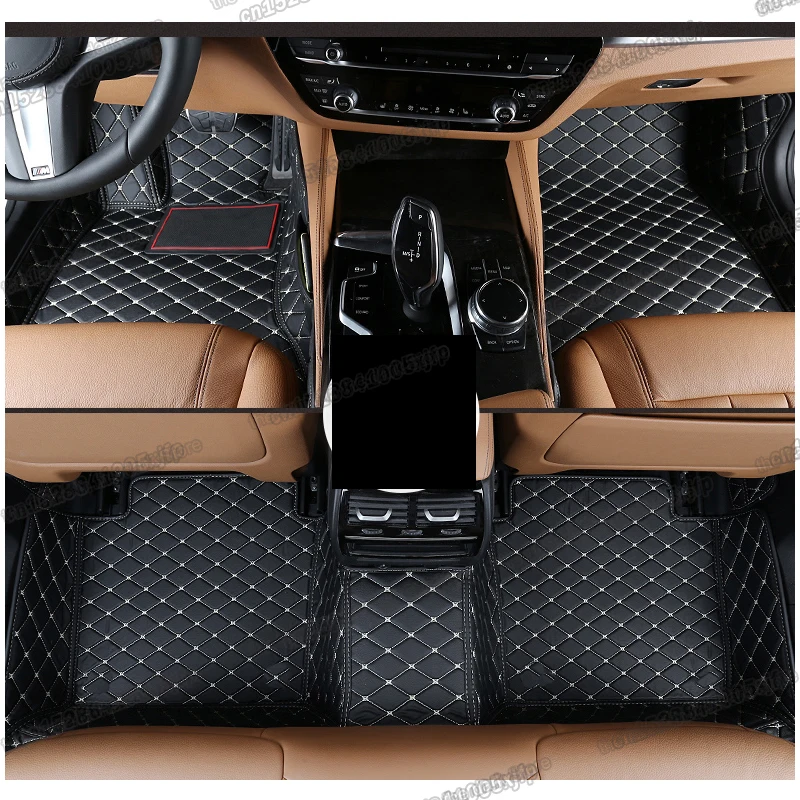 

leather car floor mats for bmw X5 X6 G05 G06 2019 2020 2021 2022 2023 carpet interior styling auto accessories m performance