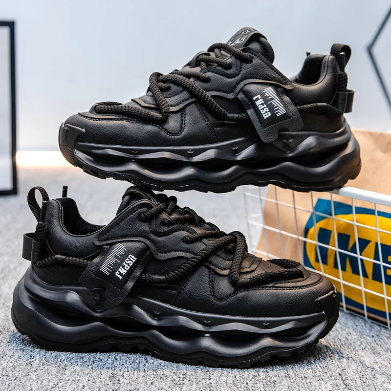 PNJ24 new spring and summer women's shoes men and women couples thick sole sports shoes female daddy shoes all sports casual sho