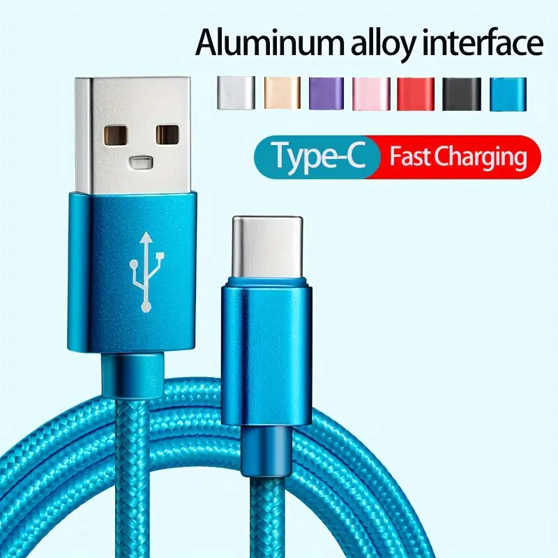 High-Speed USB Charging Cable - 1M Long Durable Data Charger Cord