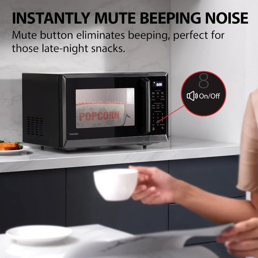 ML2-EM12EA(BS) Countertop Microwave Oven With Stylish Design As Kitchen Essentials, Smart Sensor, ECO Mode & Mute Function 5