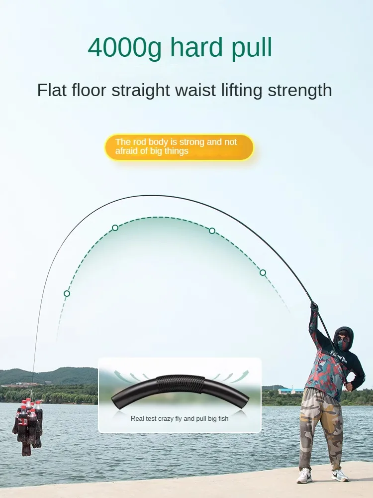 Fishing Tackle Lightest 13m Fishing Pole 8m 9m 10m 11m 12m 13m High Quality  Carbon Fishing