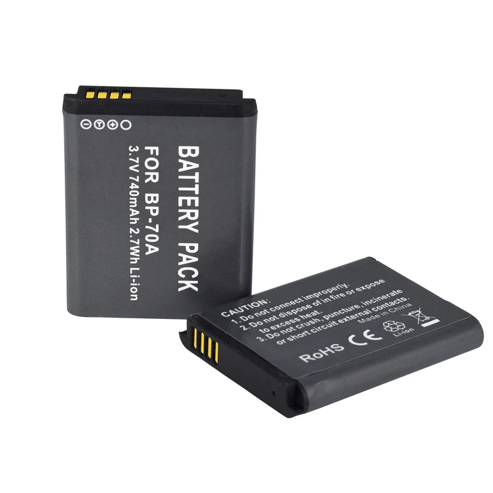 Фото Батарея для камеры CITYORK, рандомный аккумулятор bp70, для SAMSUNG PL80, PL90, PL100, PL101, PL120, PL170, PL200, PL201, SL50, SL600, SL605, SL630, ES70 №3
