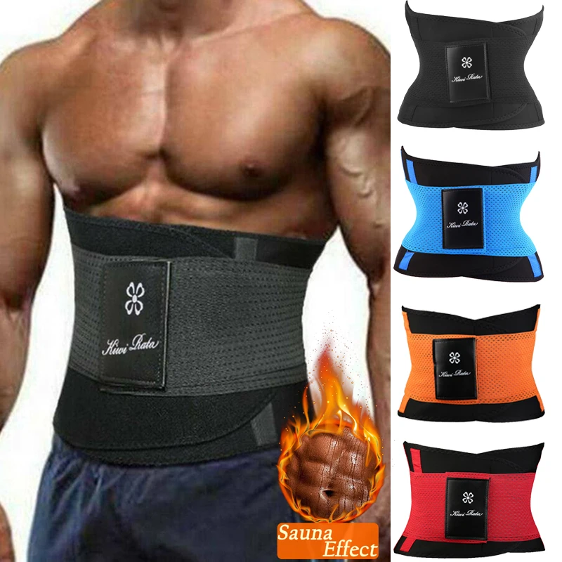 Men Body Shaper Waist Trainer Slimming Fitness Belt Weight Loss Fat Burning Sport Girdle Sweat Trimmer Workout Cincher Shapewear spike trainer elastic cord wear resistant sport goods hanging volleyball spike trainer for athletes