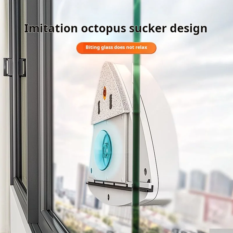 Double-sided Magnetic Glass Window Cleaner,Special Anti Fall Strong Magnet, Automatic Water Outlet for Home Window Clean, 3-35mm