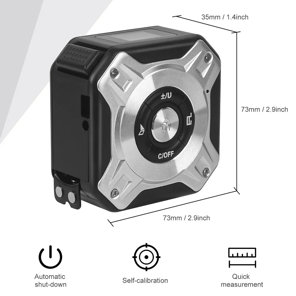 Tape Measure Measuring Tape Measuring Ruler Laser Tape Measure Laser Distance Meter Metro Lase Rangefinder Construction Tools Roulette Meter Measuring Instruments
