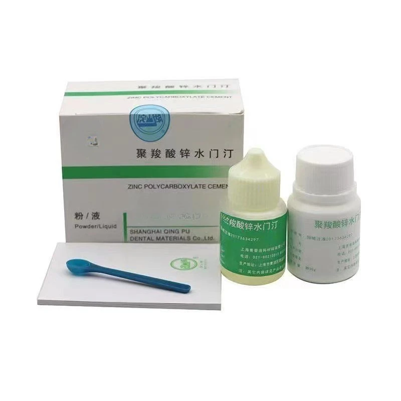Kit de ciment dentaire en Polycarboxylate et Zinc, pour pont de couronne dentaire, matériau de dentisterie adhésif Super Extra fort