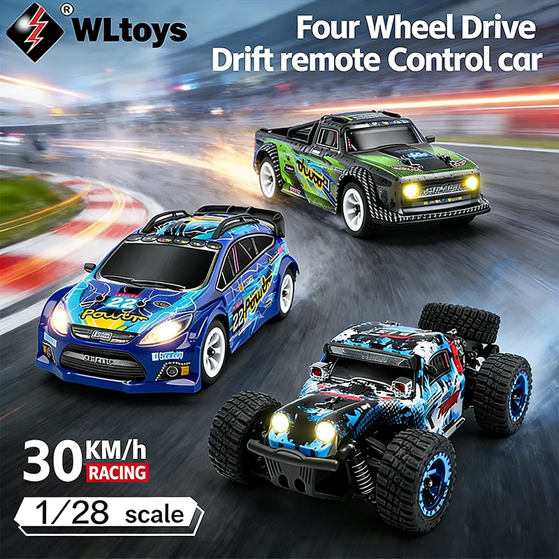 WLtoys 1/28 284131 284161 284010 RC카, 2.4G 130 브러시드 모터 ..