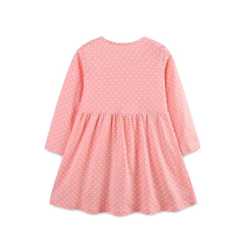 فستان بناتي جديد للخريف على الموضة الأوروبية والأمريكية فستان الأميرة للأطفال تنورة أطفال مطرزة برسوم كارتونية.