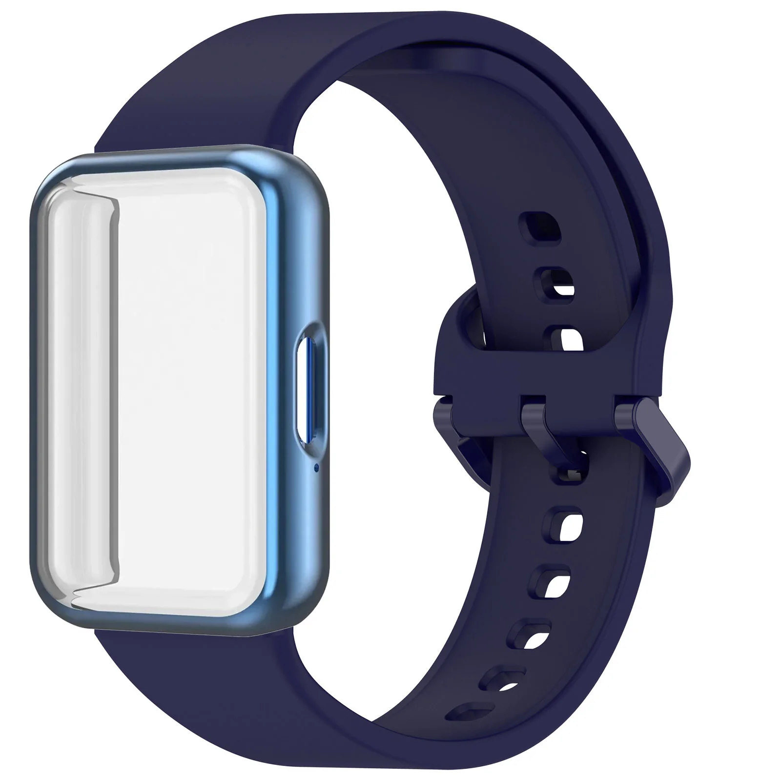 Silicone Strap and Protective Case Kit for Fitness Band Accessories