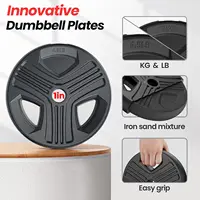 Adjustable dumbbell set, 55lbs Free Weights set with upgraded nut, 4 in 1 Weight Set Used as Kettlebells, Barbell, Push up Stand - Image 5