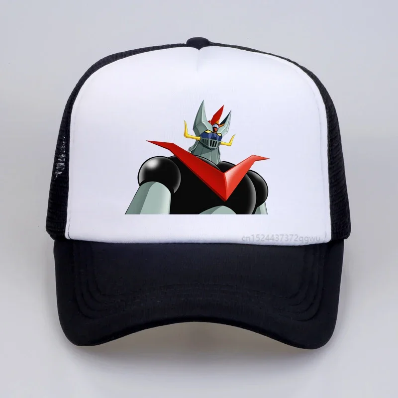 

Mazinger Z baseball hat Anime Goldorak Mazinger Z mesh trucker caps outdoor sports Snapback hats gorras