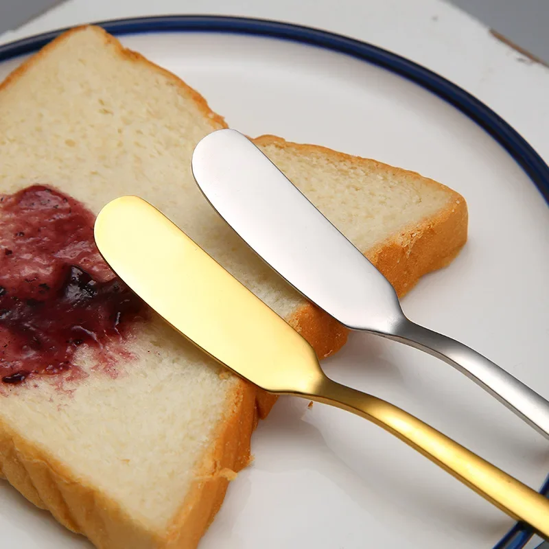 2/1Pc Butter Knife Cheese Dessert Knife Cream Bread Jam Spatula Cutter Multipurpose Kitchen Tableware Tool