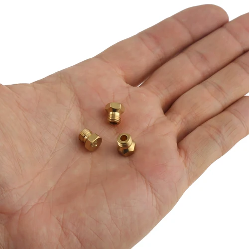 LP 가스 변환 키트 M6 × 0.75mm 프로판 LPG 천연 가스 파이프, 온수기, DIY 버너 부품 용 황동 제트 노즐, 20 개 3