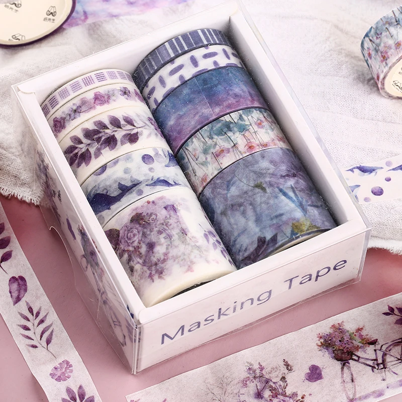 Washi Tape 26 Designs 10pcs/box Cute Cartoon Animals Scrapbooking DIY Deco Japanese Kawaii Masking Tapes