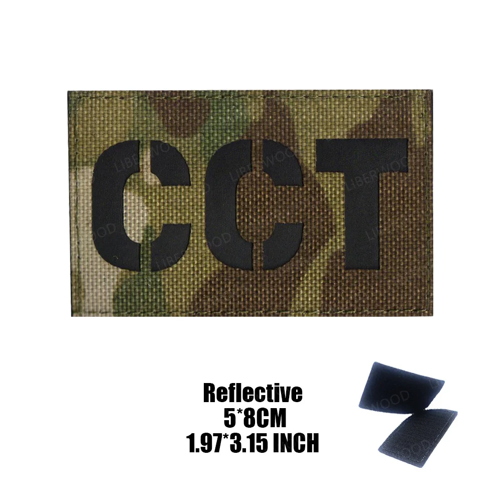Toppa Riflettente A Infrarossi 1B9 – Morale Patch Tattica Con Velcro, 8,5x5 Cm