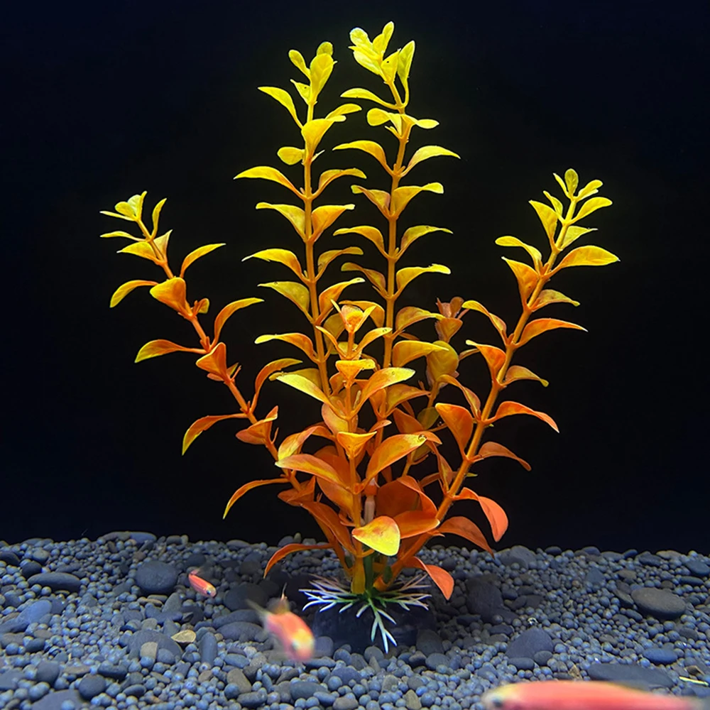 Artificial Aquarium Plants 1PC Plastic Simulated Aquatic Plants For Fish Tank Landscaping Decoration