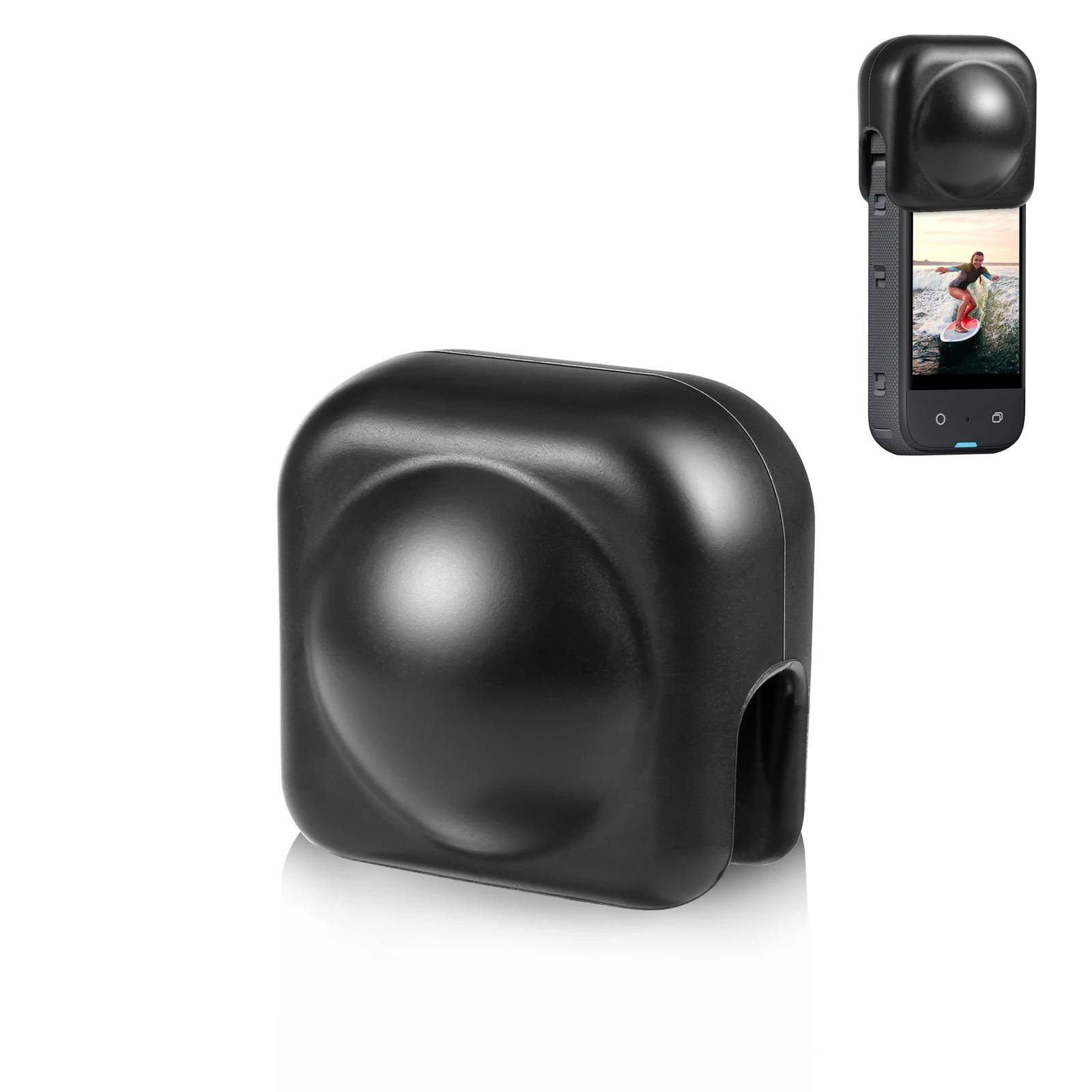 

Крышка объектива PULUZ для Insta360 X3 Силиконовая Защитная крышка объектива для Insta360 X3 аксессуары для спортивных экшн-камер