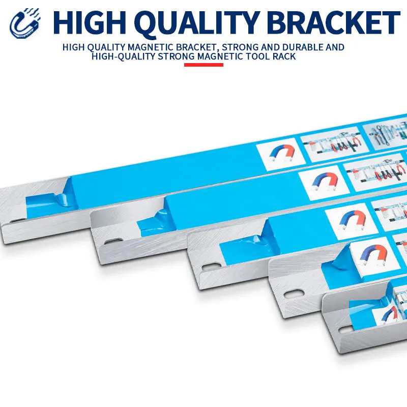 Strong magnetic tool rack for kitchenware and iron products storage
