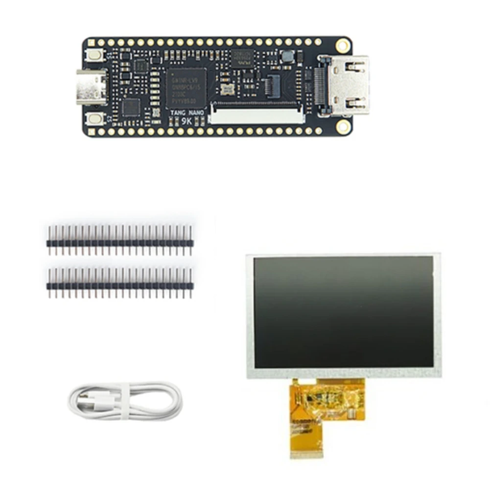 

For Tang Nano 9K FPGA GoAI Development Board with 5Inch SPI Bare Screen GW1NR-9 RISC-V RV HD 40P RGB Interface