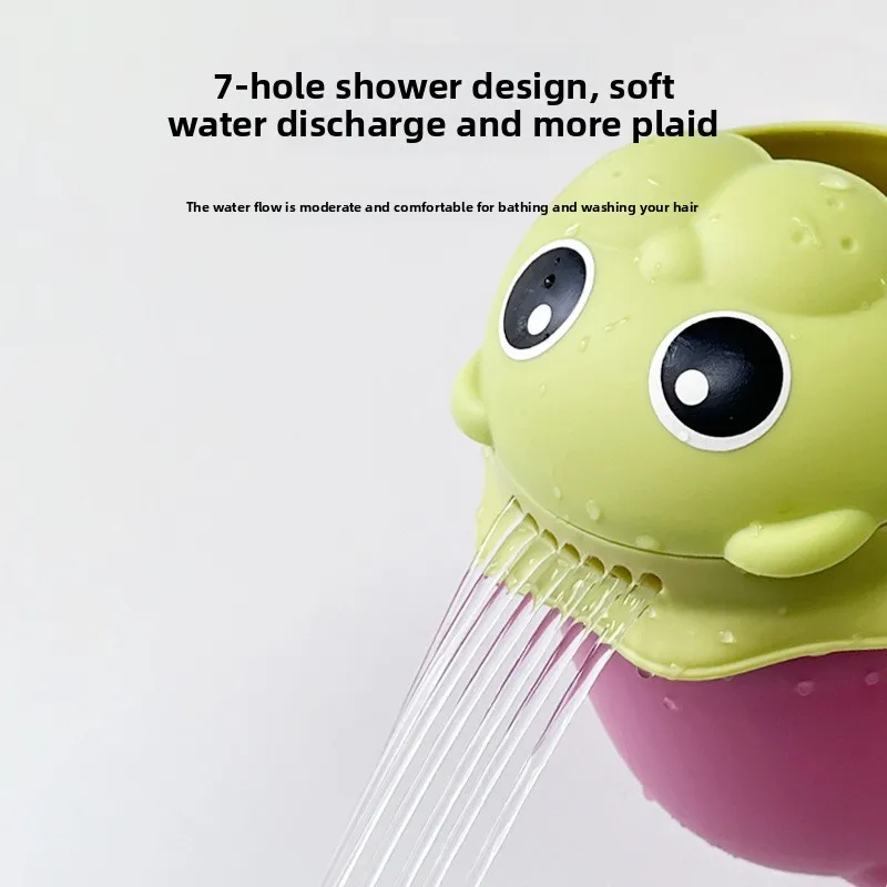 Baby Shower Head Water Scoop Baby Bathing Children's Cartoon Shampoo Cup Water Scoop Shampoo Cup Thickened