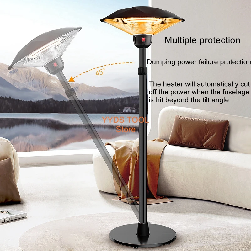 Outdoor speed thermoelectric heater floor vertical home commercial umbrella heating gas carbon fiber umbrella heating