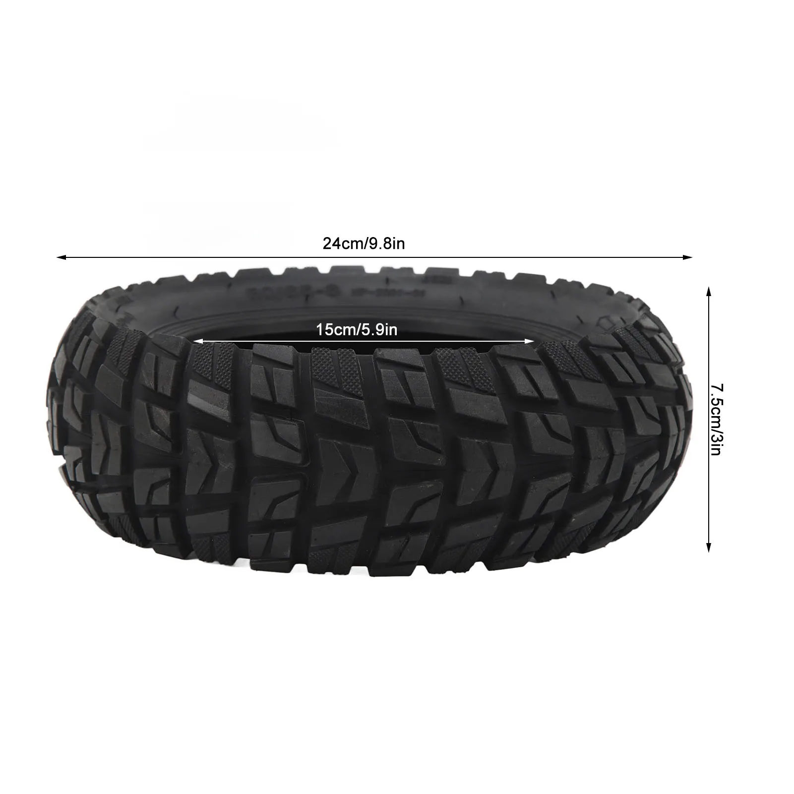 80/65-6 Electric Scooter Tires Excellent Grip Rubber Electric Scooter Tires Replacement