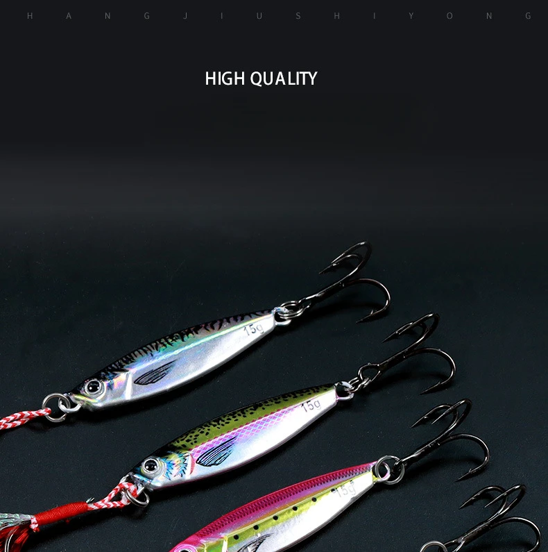Description Picture 6 of item7g10g15g20g Jigging Fishing Lures Metal Jig Jerkbait 3D Printing Sardine Fish Bait Isca Artificial Pesca Whopper Plopper Bass